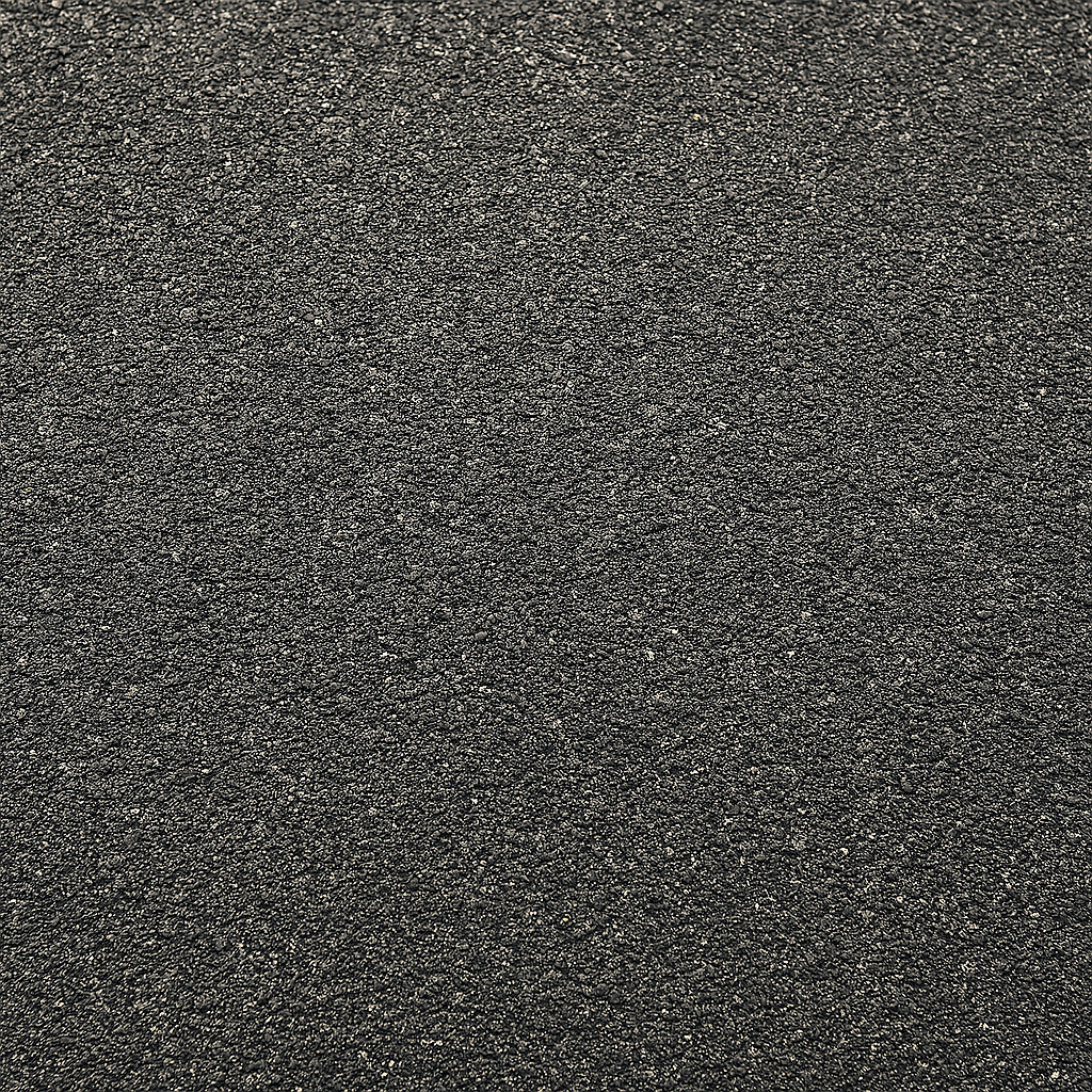 Asphalt driveway texture showing granular surface
