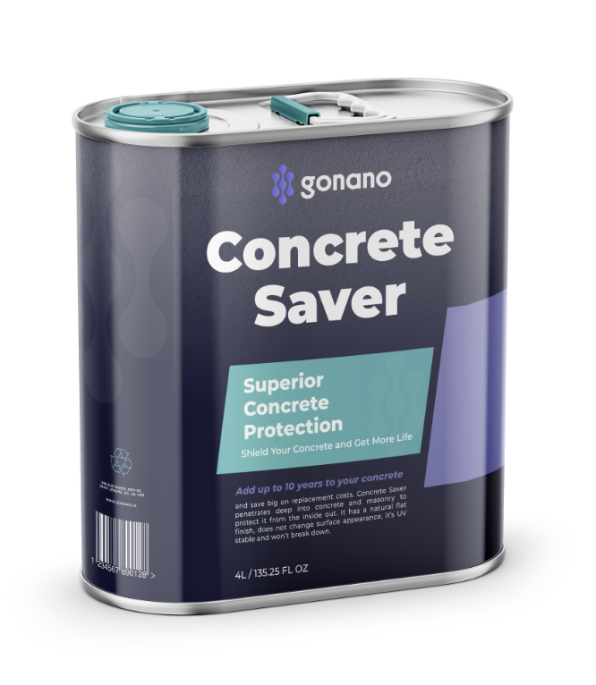 GoNano Concrete Saver product container
